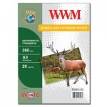 Бумага WWM A3 (SG260.A3.20) Бумага WWM A3 (SG260.A3.20)