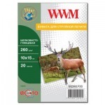 Бумага WWM 10x15 (SG260.F20) Бумага WWM 10x15 (SG260.F20)