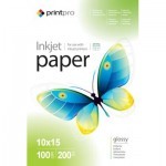 Бумага PrintPro 10x15 (PGE2001004R) Бумага PrintPro 10x15 (PGE2001004R)