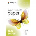 Бумага PrintPro 10x15 (PME1901004R) Бумага PrintPro 10x15 (PME1901004R)