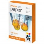 Бумага ColorWay A4, 260г, glossy, 100л, карт.уп. (PG260100A4) Бумага ColorWay A4, 260г, glossy, 100л, карт.уп. (PG260100A4)
