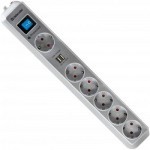 Сетевой фильтр питания Defender DEFENDER DFS 505 5m 6 роз. 2 USB порта (99055) Сетевой фильтр питания Defender DEFENDER DFS 505 5m 6 роз. 2 USB порта (99055)