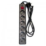 Сетевой фильтр питания PATRON 3.0m (SP-63), 6 розеток BLACK (EXT-PN-SP-63)
