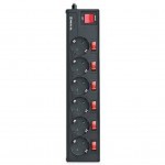 Сетевой фильтр питания PowerCube RS-6 EXTRA 1.8m, black (EL122300001)