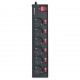 Мережевий фільтр живлення REAL-EL RS-6 EXTRA 5m, black (EL122300003)