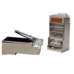 Коннектор RJ45 cat.5e FTP 8p8c Atcom (10698) Коннектор RJ45 cat.5e FTP 8p8c Atcom (10698)