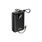 Батарея универсальная Dudao 20000mAh K14+ 22.5W, PD, QC, USB-A, USB-C(In/Out), with built-in USB-C/Lightning cables, Black (6977196680016) Батарея универсальная Dudao 20000mAh K14+ 22.5W, PD, QC, USB-A, USB-C(In/Out), with built-in USB-C/Lightning cables, Black (6977196680016)