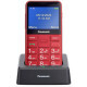 Мобильный телефон Panasonic KX-TU155 Red (KX-TU155EXRN)