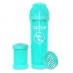 Бутылочка для кормления Twistshake антиколиковая 330 мл, бирюзовая (24 879)