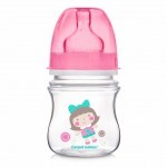 Бутылочка для кормления Canpol babies антиколиковая EasyStart Newborn baby с широк.отверст. 120 мл (35/220_pin) Бутылочка для кормления Canpol babies антиколиковая EasyStart Newborn baby с широк.отверст. 120 мл (35/220_pin)