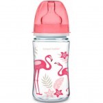Бутылочка для кормления Canpol babies с широким горлышком антиколиковая Jungle, коралловая, 240 мл (35/227_cor) Бутылочка для кормления Canpol babies с широким горлышком антиколиковая Jungle, коралловая, 240 мл (35/227_cor)