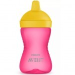 Поильник-непроливайка Philips AVENT с твердым носиком Розовая 300 мл (SCF804/04)