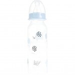 Бутылочка для кормления Baby-Nova пластиковая Decoration Blue 240 мл (3960065)