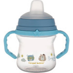 Поильник-непроливайка Canpol babies Bonjour Paris с силиконовым носиком FirstCup 150 мл Голубая (56/612_blu)