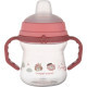 Поильник-непроливайка Canpol babies Bonjour Paris с силиконовым носиком FirstCup 150 мл Розовая (56/612_pin)