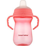 Поильник-непроливайка Canpol babies с силиконовым носиком FirstCup 250 мл Розовая (56/615_pin)