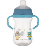 Поильник-непроливайка Canpol babies Bonjour Paris с силиконовым носиком FirstCup 250 мл Голубая (56/613_blu)