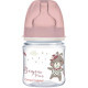 Бутылочка для кормления Canpol babies Bonjour Paris с широким отверстием 120 мл Розовая (35/231_pin)