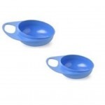Набор детской посуды Nuvita Тарелка Easy Eating глубокая 2 шт. синяя (NV8431Blue)