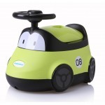 Горшок Babyhood Автомобиль зелёный (BH-116G)
