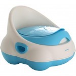 Горшок Babyhood Изобретатель бело-голубой (BH-112WB)