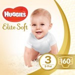 Подгузники Huggies Elite Soft 3 (5-9 кг) 160 шт (5029054566213) Подгузники Huggies Elite Soft 3 (5-9 кг) 160 шт (5029054566213)