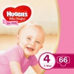 Подгузник Huggies Ultra Comfort 4 Mega для девочек (7-16 кг) 66 шт (5029053543628)