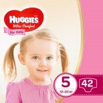 Подгузник Huggies Ultra Comfort 5 Jumbo для девочек (12-22 кг) 42 шт (5029053565392)