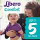 Подгузник Libero Comfort 5 (10-14 кг) 80 шт (7322540490770)