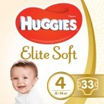 Подгузник Huggies Elite Soft 4 (8-14 кг) Jumbo 33 шт (5029053547787)