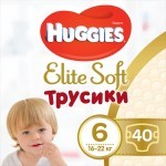 Подгузник Huggies Elite Soft Pants XXL размер 6 (16-22 кг) 40 шт (5029053547701)
