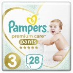 Подгузник Pampers Premium Care Pants Midi Размер 3 (6-11 кг), 28 шт. (4015400687894) Подгузник Pampers Premium Care Pants Midi Размер 3 (6-11 кг), 28 шт. (4015400687894)
