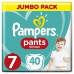 Подгузник Pampers трусики Pants Размер 7 (17+ кг), 40 шт (8001841133737) Подгузник Pampers трусики Pants Размер 7 (17+ кг), 40 шт (8001841133737)