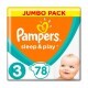 Подгузник Pampers Sleep & Play Midi Размер 3 (6-10 кг), 78 шт (8001090669094)