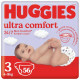 Подгузник Huggies Ultra Comfort 3 (5-8 кг) Jumbo 56 шт (5029053567570)