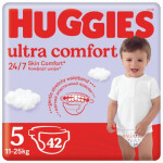 Подгузник Huggies Ultra Comfort 5 (12-22 кг) Jumbo 42 шт (5029053567884)