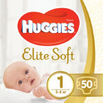 Подгузник Huggies Elite Soft 1 (3-5 кг) Jumbo 50 шт (5029053564883)