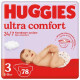 Подгузник Huggies Ultra Comfort 3 (5-9 кг) Mega 78 шт (5029053548760)