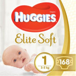 Подгузник Huggies Elite Soft Newborn 1 (3-5 кг) 168 шт (5029054234747)