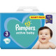 Подгузник Active Baby Mid Размер 3 (6-10 кг) 90 ш Pampers (8001090949455)