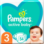 Подгузник Pampers Active Baby Размер 3 (6-10 кг) 54 шт (8001090948977)