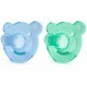 Пустышка Philips AVENT фигурная 3 мес + для мальчиков 2 шт (SCF194/04)