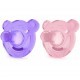 Пустышка Philips AVENT фигурная 3 мес + для девочек 2 шт (SCF194/05)