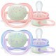 Пустышка Philips AVENT Ultra Air Ночная 0-6 мес для девочек 2 шт (SCF376/12)