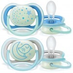 Пустышка Philips AVENT Ultra Air Ночная 6-18 мес для мальчиков/нейтральная 2 шт (SCF376/21) Пустышка Philips AVENT Ultra Air Ночная 6-18 мес для мальчиков/нейтральная 2 шт (SCF376/21)