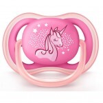 Пустышка Philips AVENT Ultra Air 6-18 мес для девочек, силикон (SCF546/12)