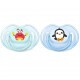 Пустышка Philips AVENT Classic для мальчиков 0-6 мес 2 шт (SCF169/35)