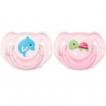 Пустышка Philips AVENT Classic для девочек 6-18 мес 2 шт (SCF169/38)