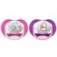 Пустышка Philips AVENT Ultra Air Animal для девочек 6-18 мес (SCF080/08)