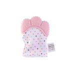 Прорезыватель Baby Team перчатка (4090_розовый)